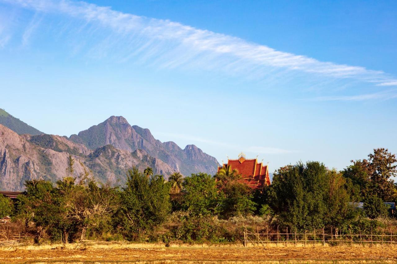 Sansan Resort Vangviang Kültér fotó