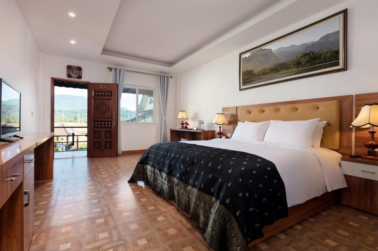 Sansan Resort Vangviang Kültér fotó